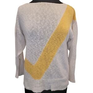 VTG 80s 90s Geometric Art To Wear Sweater M Grandmacore Academia Retro Knit